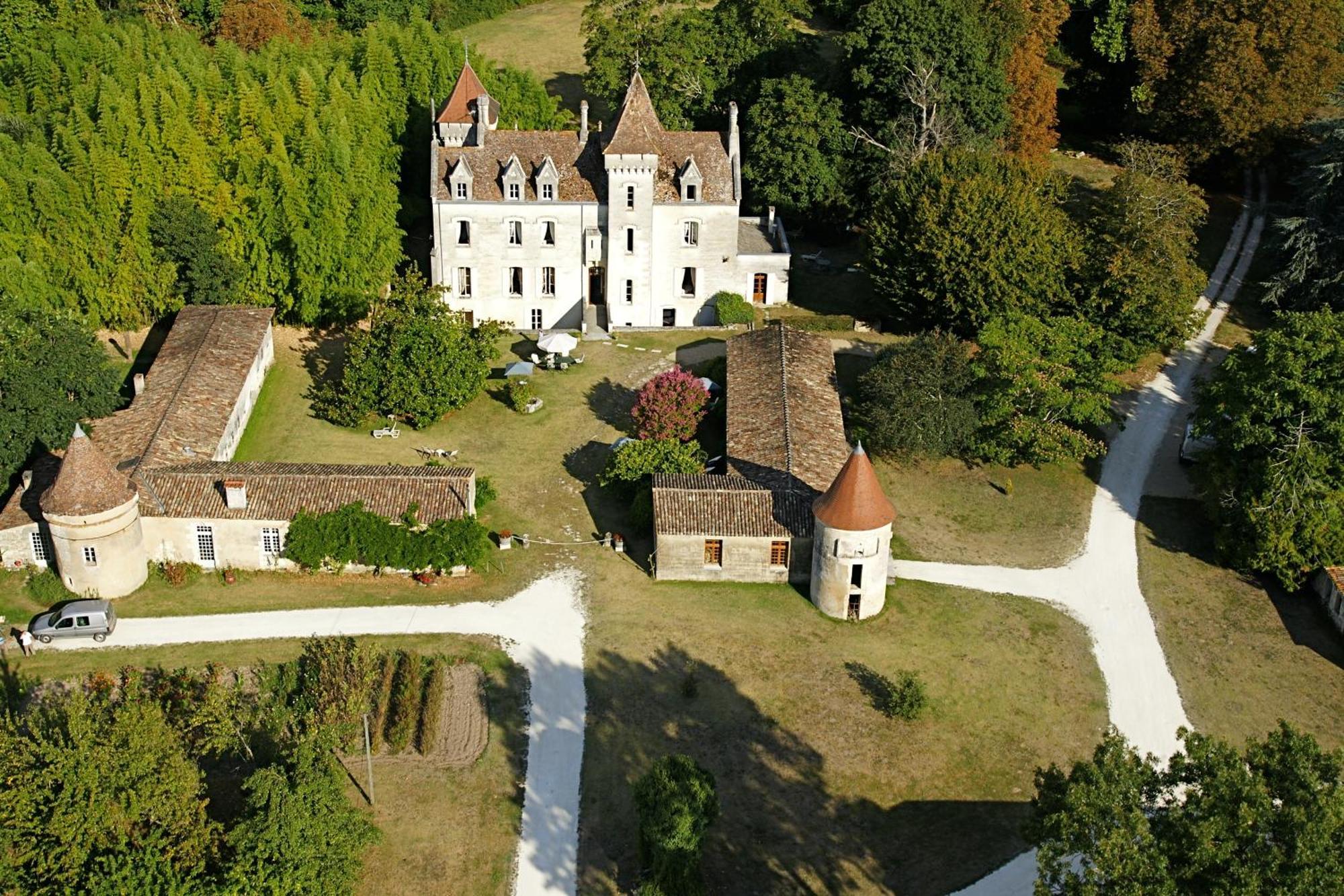 ホテル Chateau Des Salles Saint-Fort-sur-Gironde エクステリア 写真